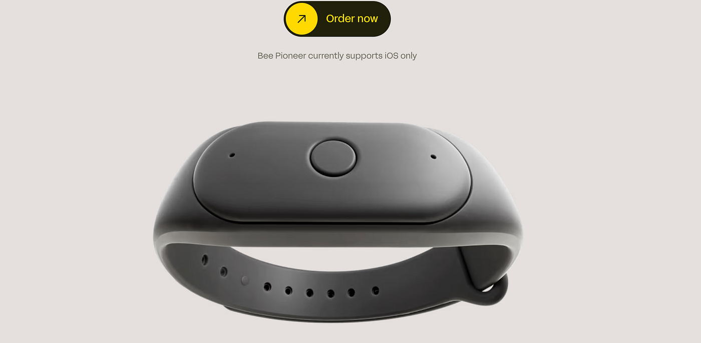 Amazon Pioneer — band worn on the wrist