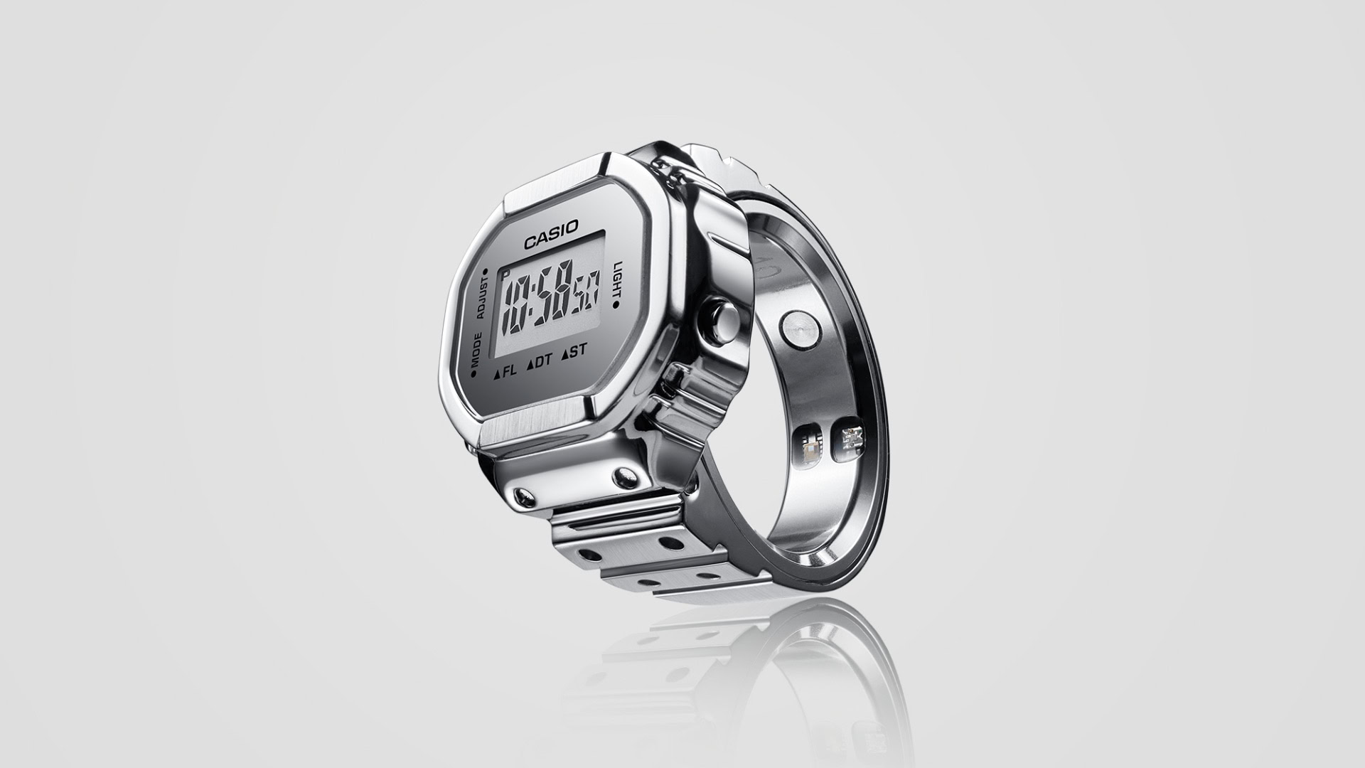 Casio CRW-H001 — ring worn on the finger