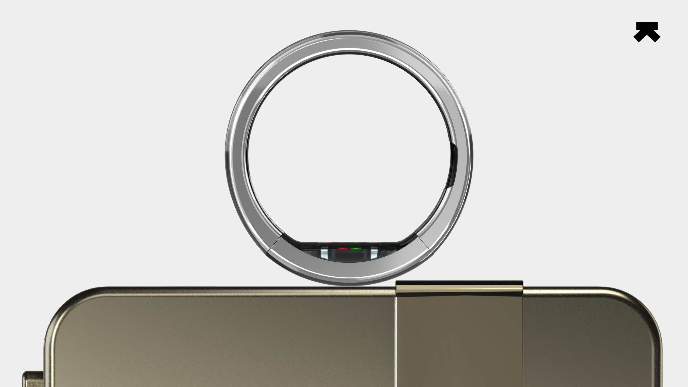 Ultrahuman Ring Pro — ring worn on the finger
