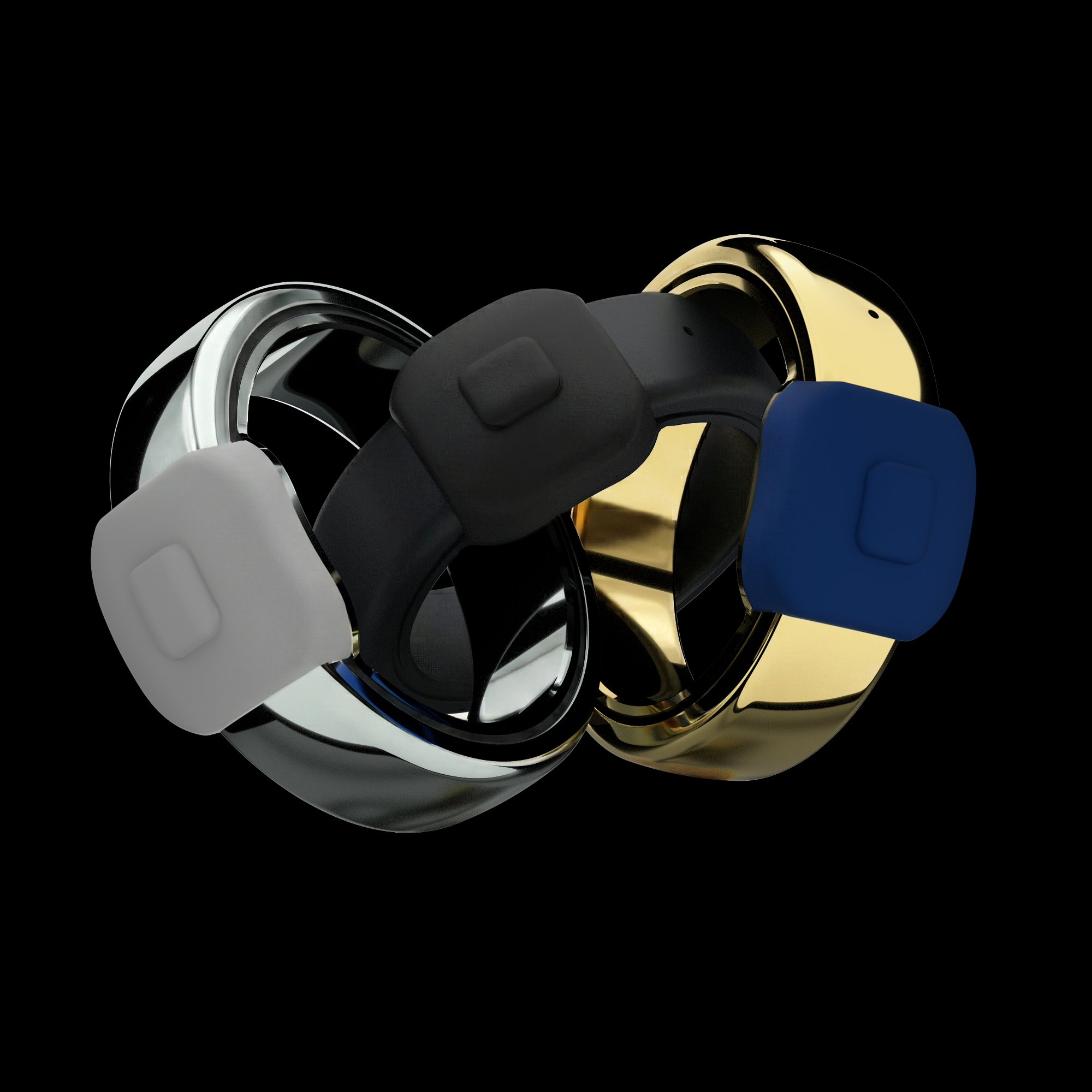 Pebble Index 01 — ring worn on the finger