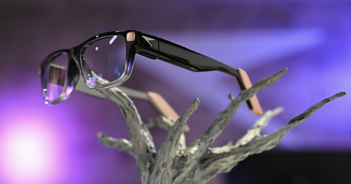 Raven Resonance Prism — glasses worn on the face
