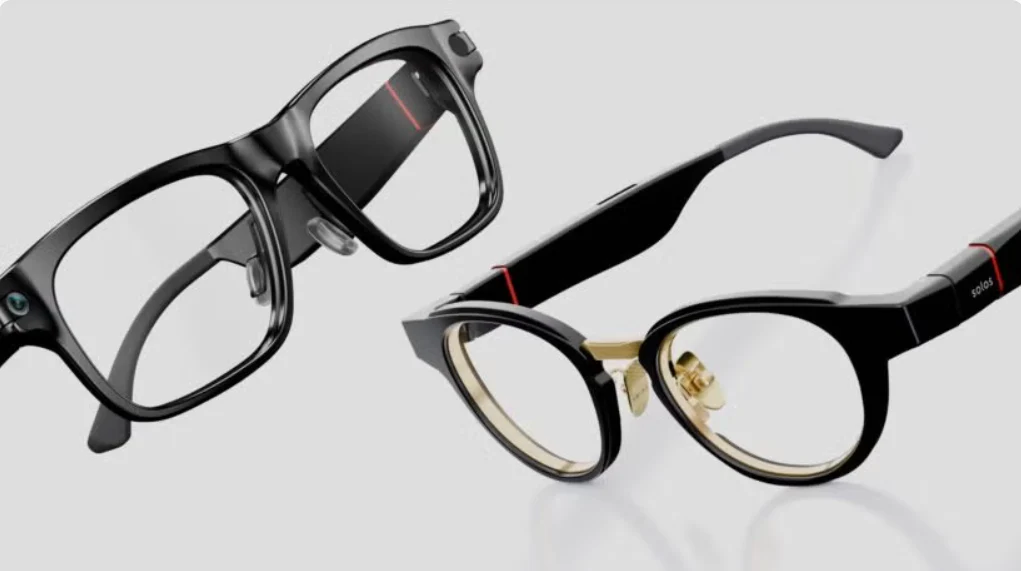 Solos AirGo V2 — glasses worn on the face