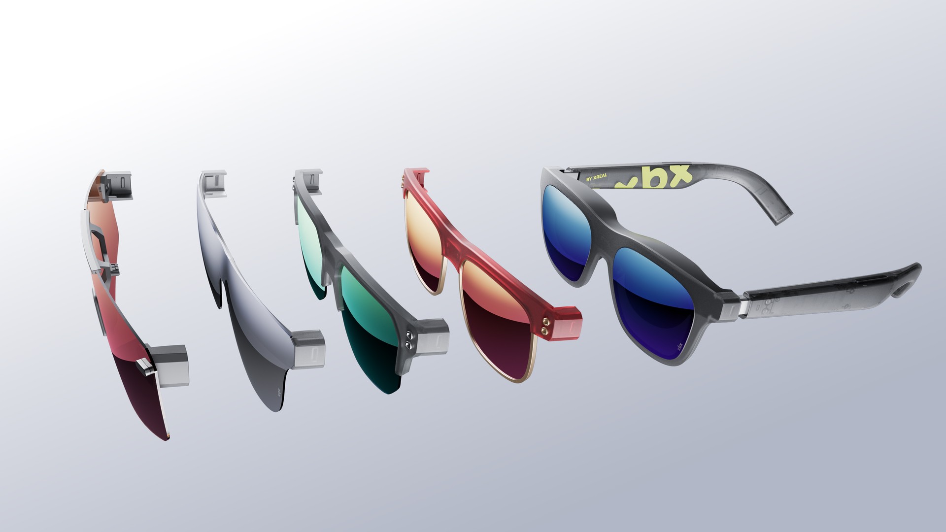 Xreal a01+ — glasses worn on the face